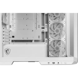 MSI MAG PANO M100R PZ White ARGB Micro-ATX Tower Gaming Case